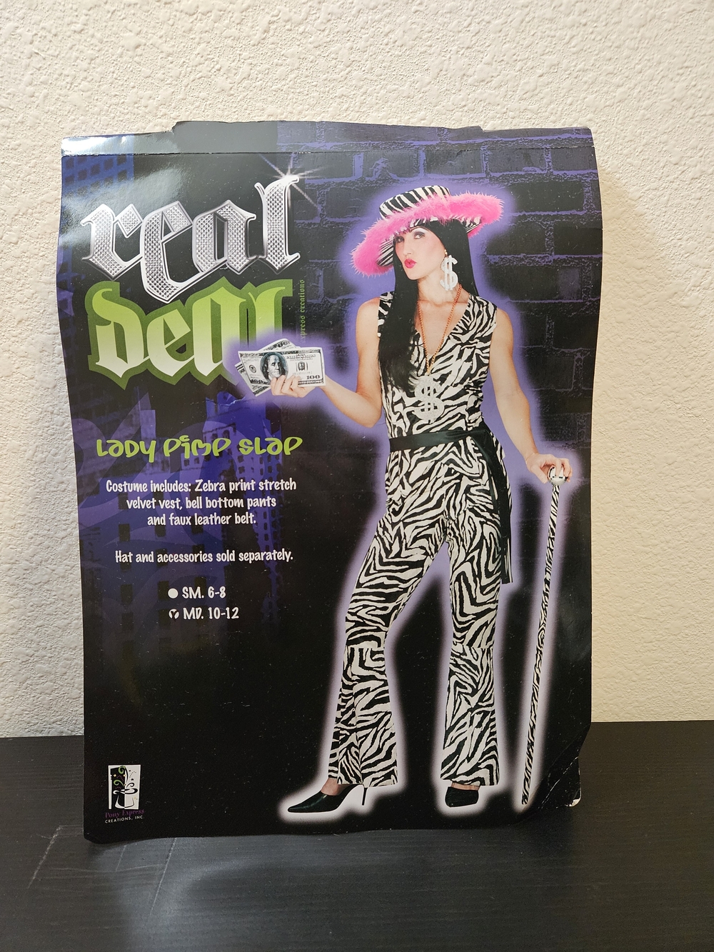 Zebra Print Stretch Velvet Jumpsuit - Black & White
